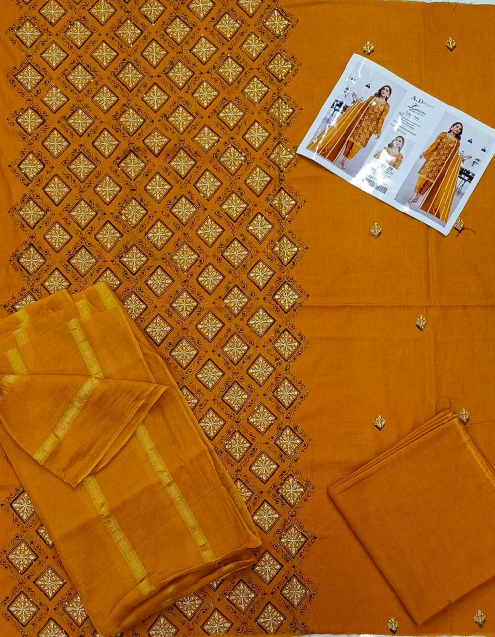 Alkaram Lawn Fancy Embroidered